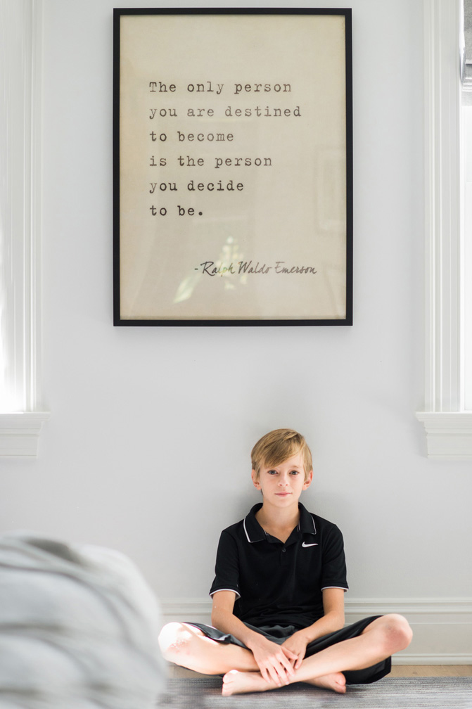 Teen boy in his room - Erin Borzellino advertising photography